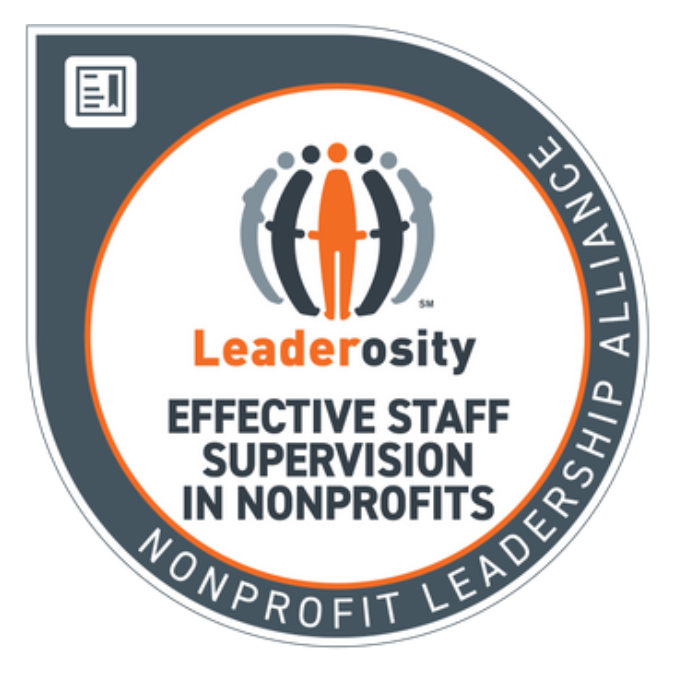 Effective Staff Supervision Nonprofit Course Digital Badge