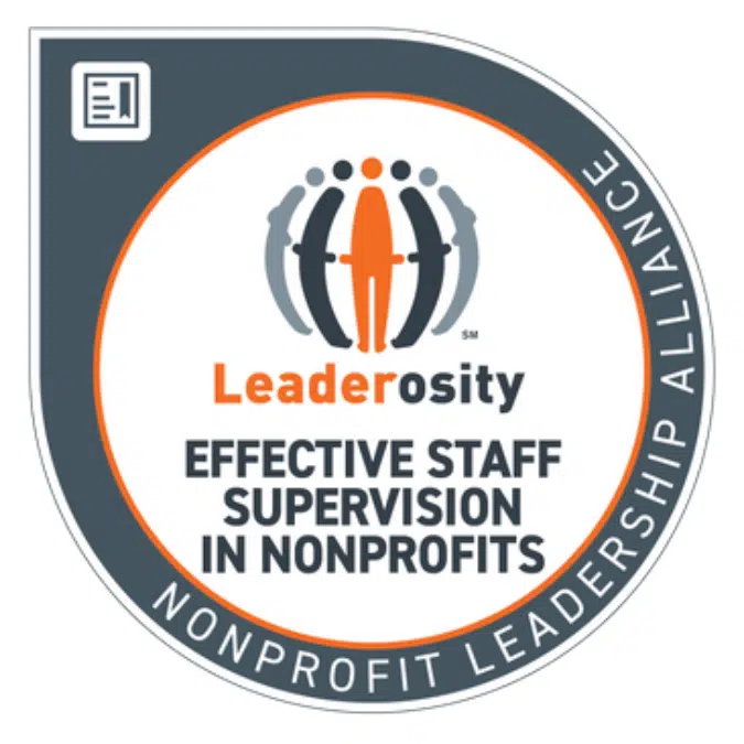 Effective Staff Supervision Nonprofit Course Digital Badge