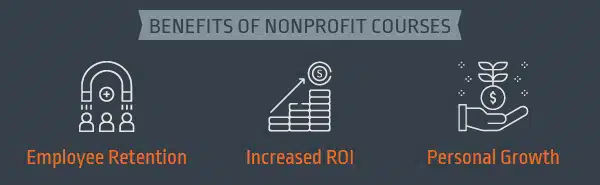 Check out the extensive benefits that accompany nonprofit courses