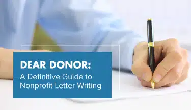 Dear Donor: A Definite Guide to Nonprofit Letter Writing