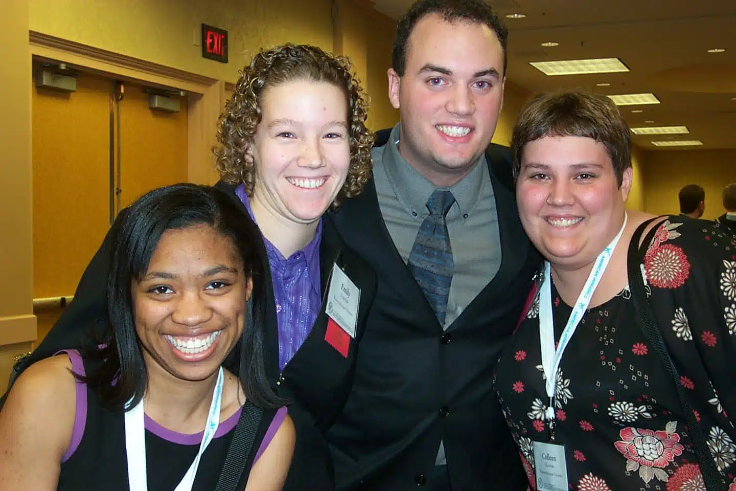 Group of four nonprofit leadership alliance students