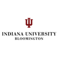 Indiana State University Bloomington logo in red and black