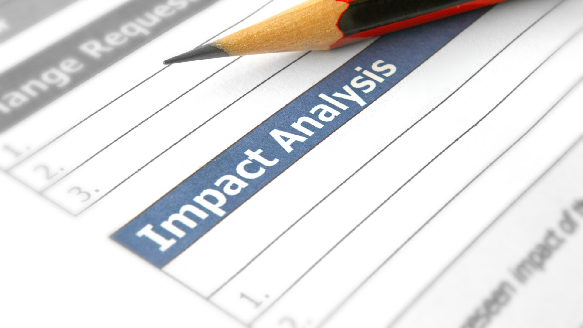 Worksheet labeled Impact Measurement and Management Analysis