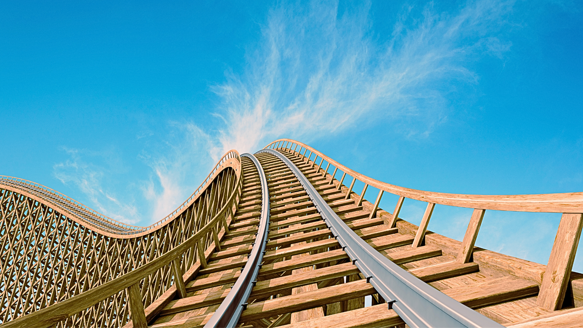 Roller Coaster about to go through twists and turns just like a nonprofit professionals going through the twists and turns of the sector