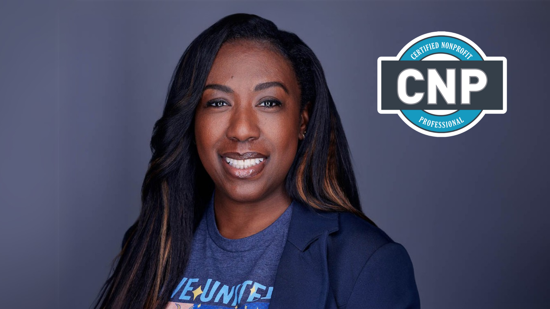 Certified Nonprofit Professional (CNP), Arika Wells smiling
